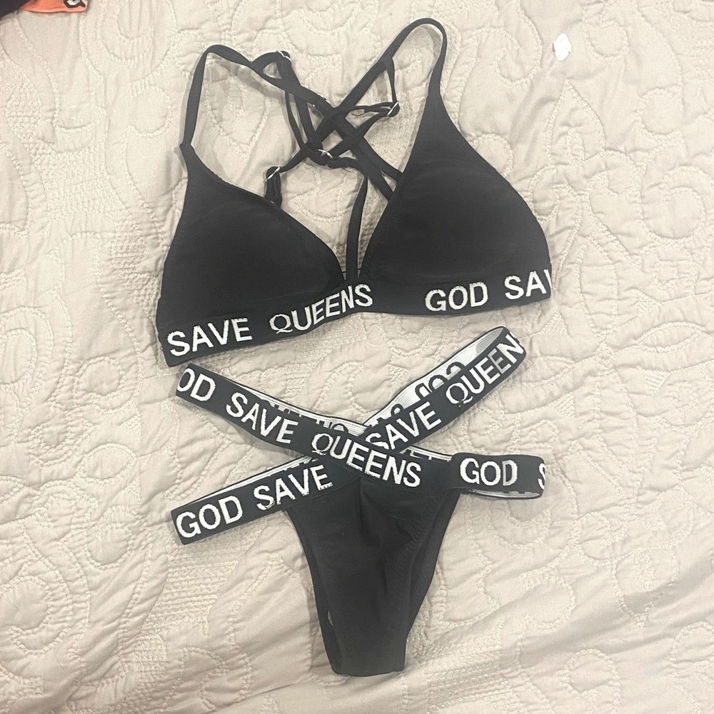 God saves queens bikini